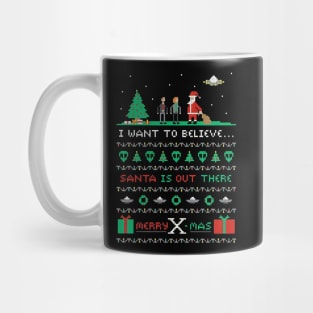 I Want to Believe Ugly Christmas Mug